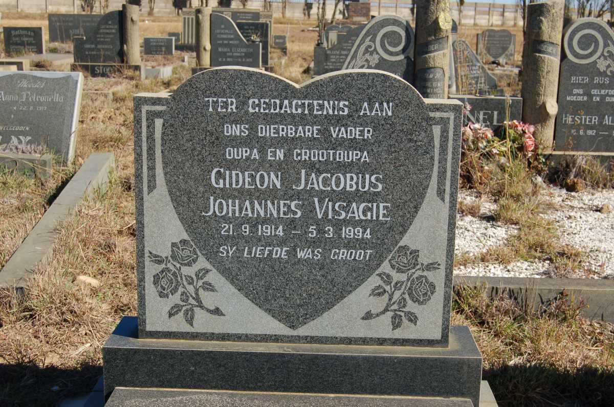 VISAGIE Gideon Jacobus Johannes 1914-1994