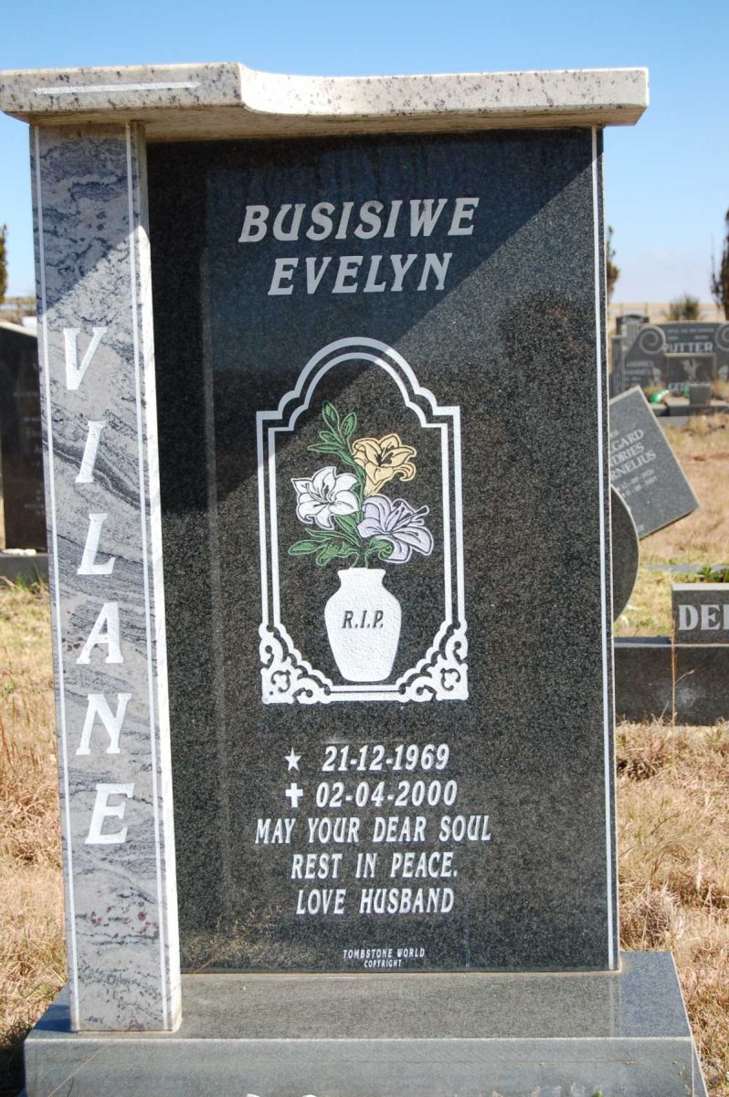 VILANE Busisiwe Evelyn 1969-2000