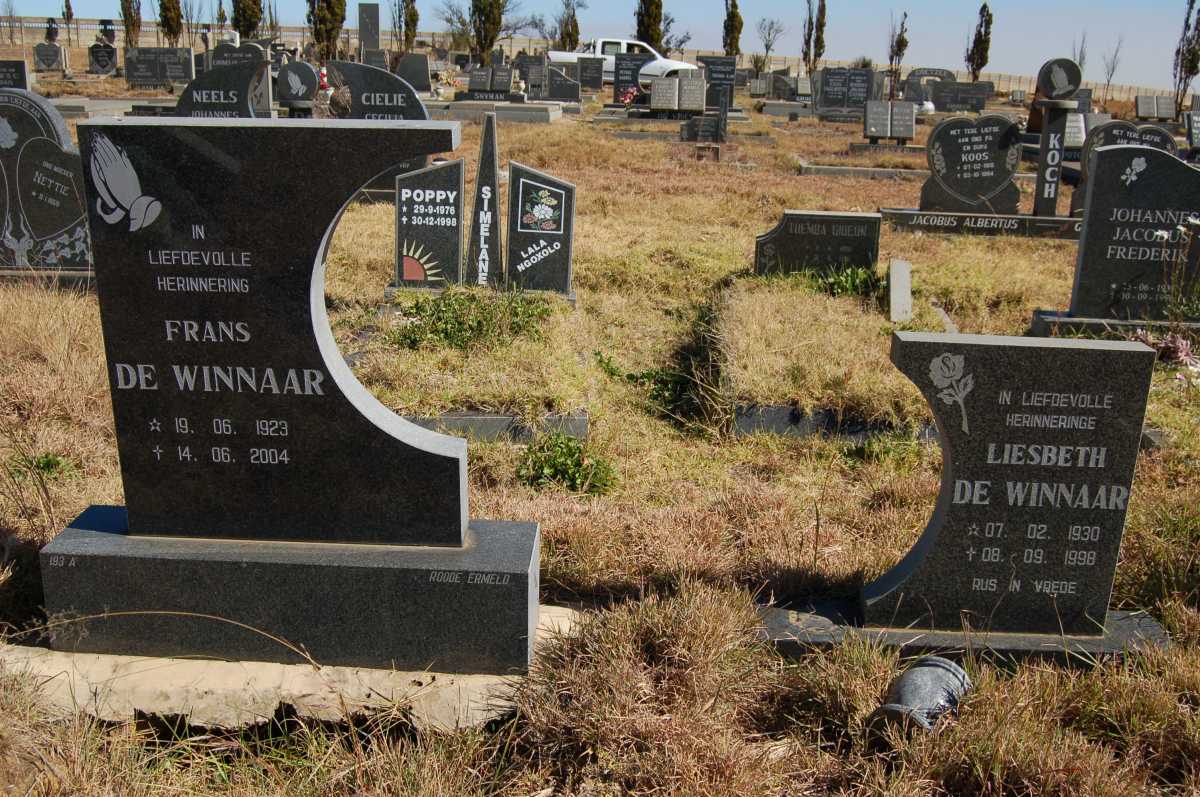 WINNAAR Frans, de 1923-2004 &amp; Liesbeth 1930-1998
