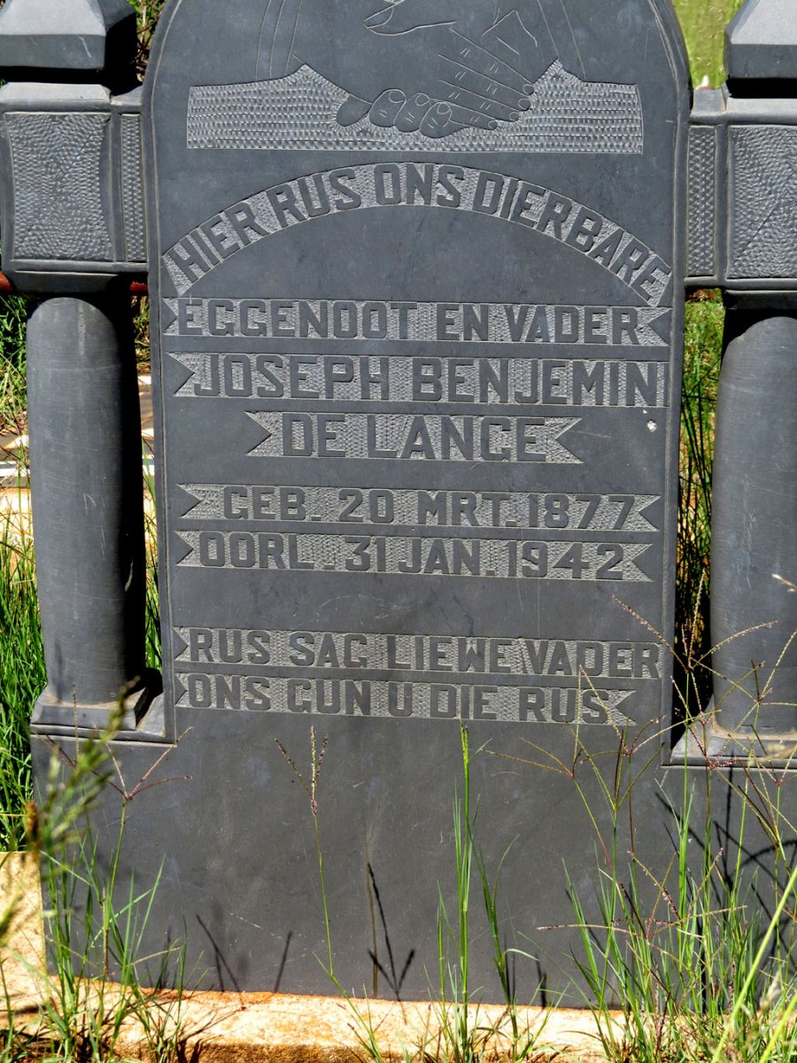 LANGE Joseph Benjemin, de 1877-1942