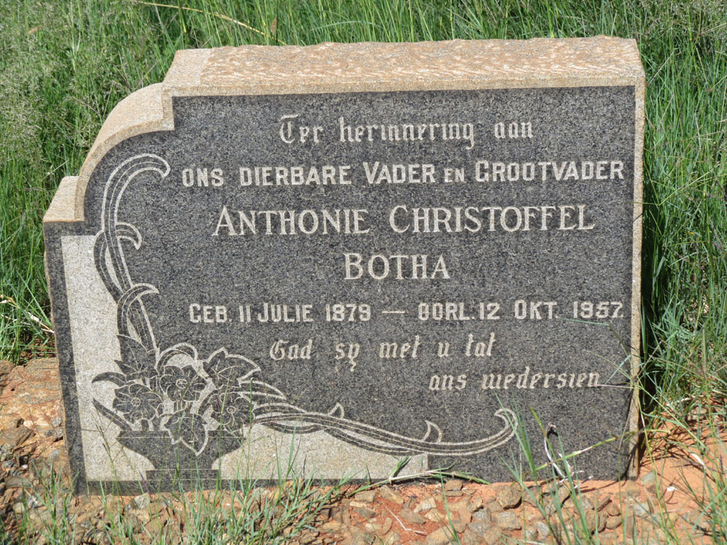 BOTHA Anthonie Christoffel 1879-1957
