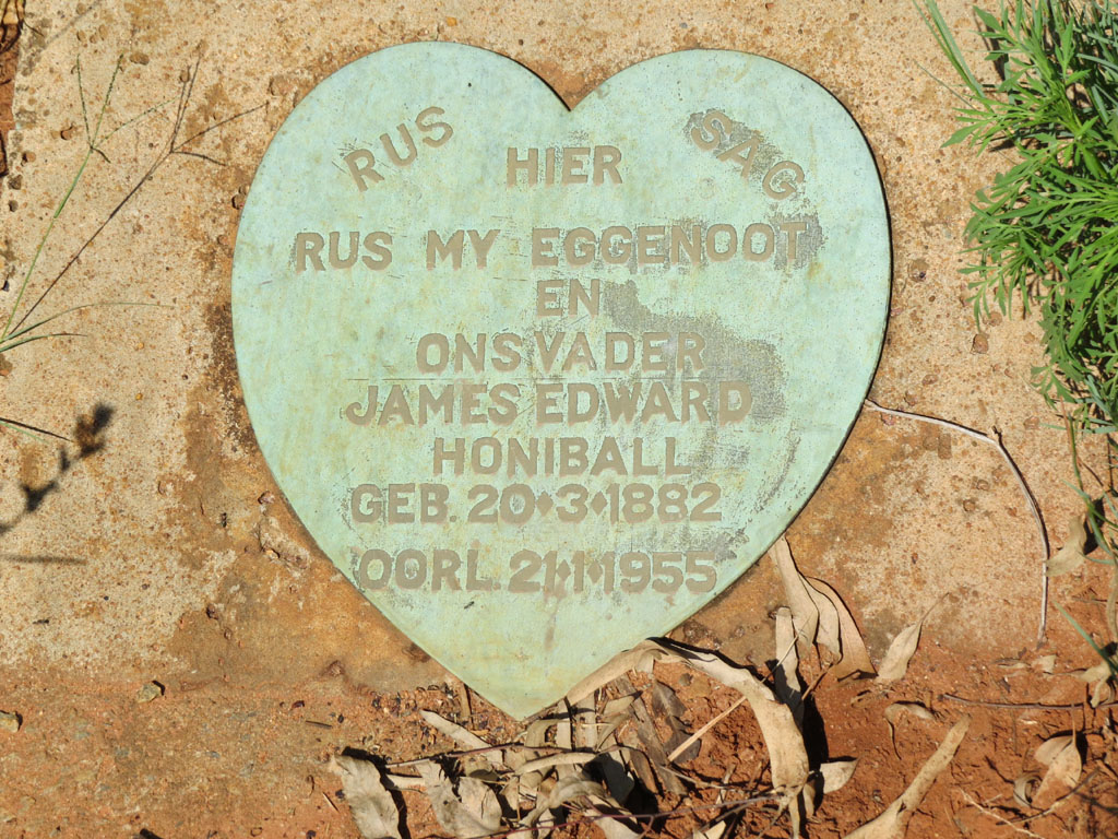 HONIBALL James Edward 1882-1955