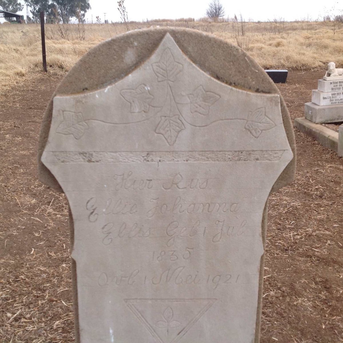ELLIS Ellie Johanna 1835-1921