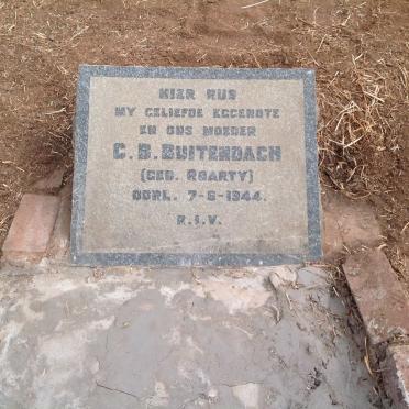 BUITENDACH C.B. nee ROARTY -1944