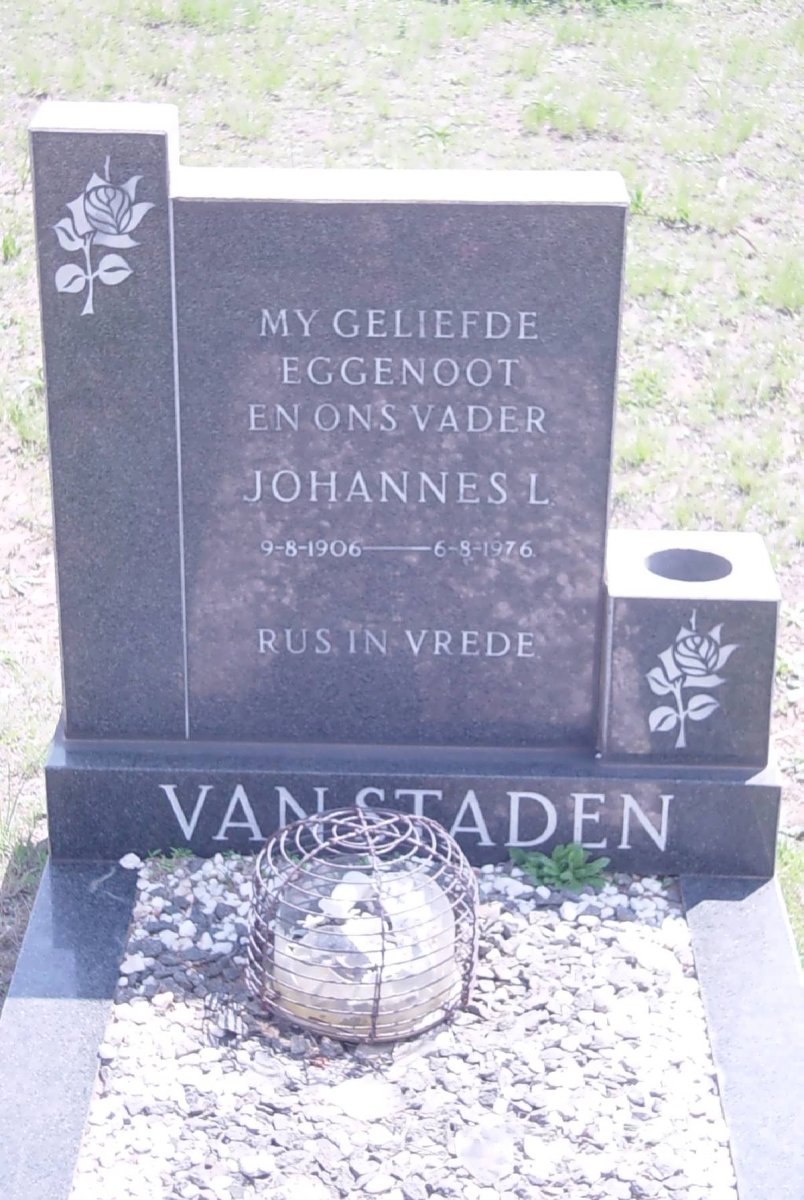 STADEN Johannes L., van 1906-1976