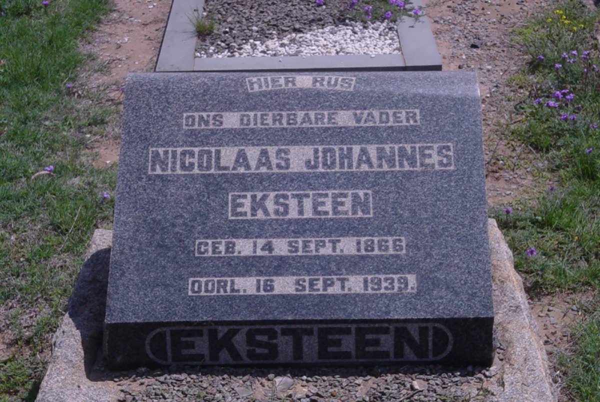 EKSTEEN Nicolaas Johannes 1866-1939