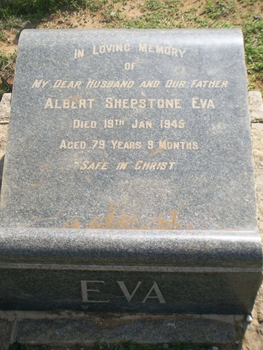 EVA Albert Shepstone -1945