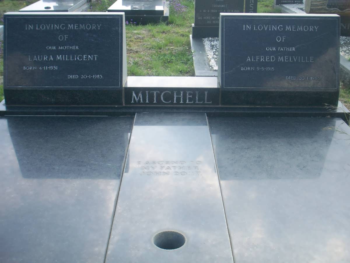 MITCHELL Alfred Melville -1915-1983 &amp; Laura Millicent 1931-1983