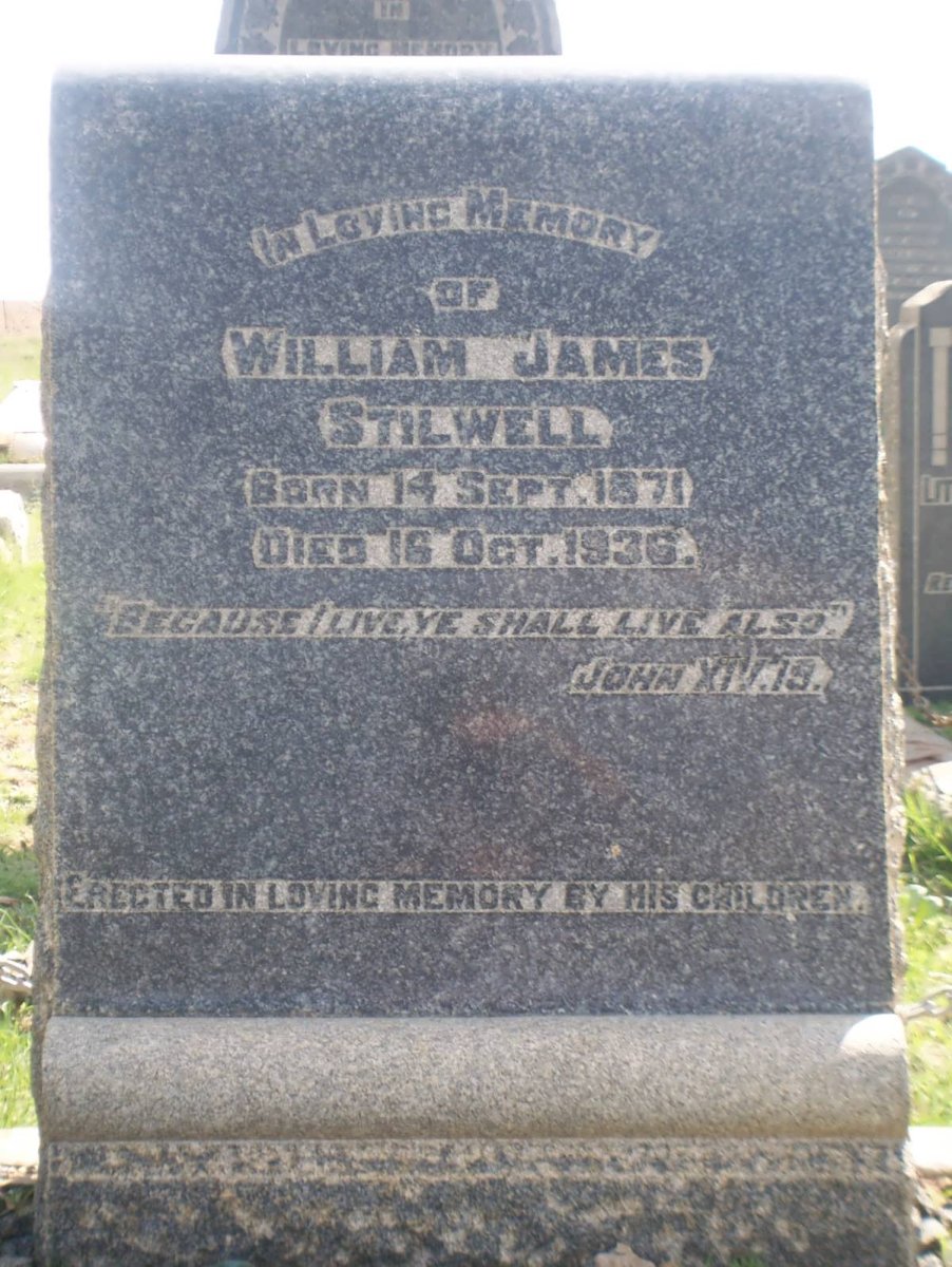 STILWELL William James 1871-1936