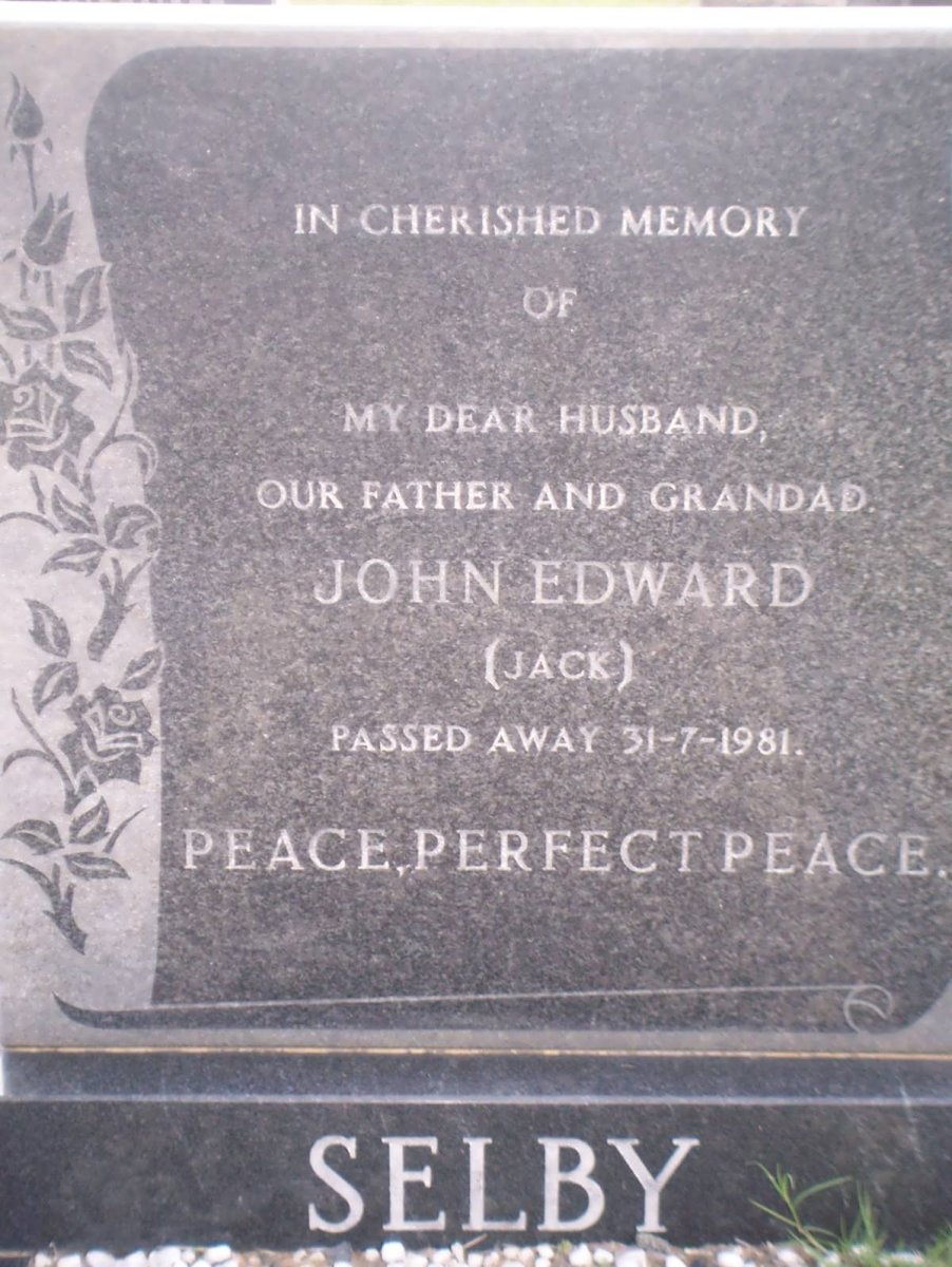 SELBY John Edward -1981