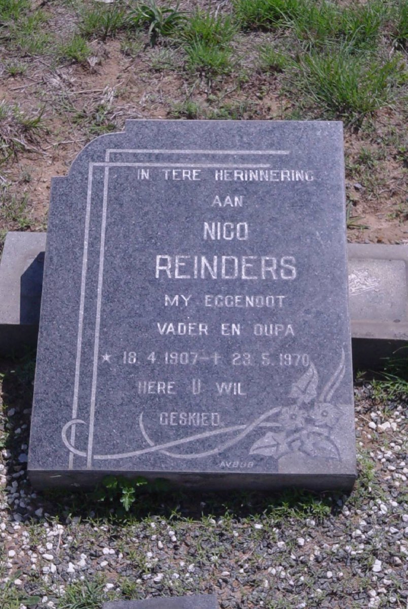 REINDERS Nico 1907-1970