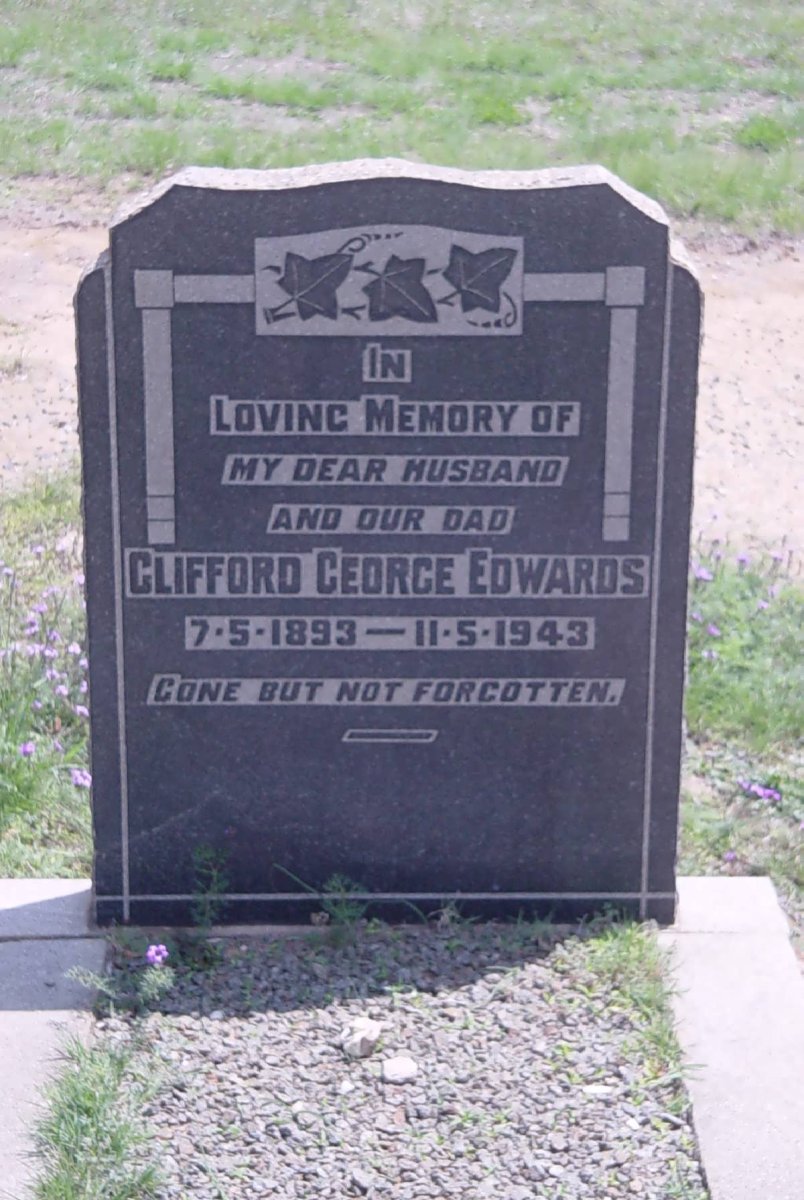 EDWARDS Clifford George 1893-1943