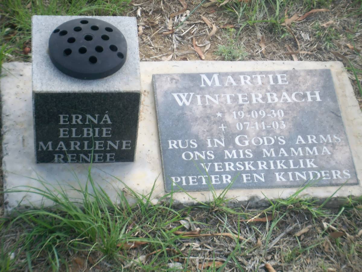 WINTERBACH Martie 1930-2003