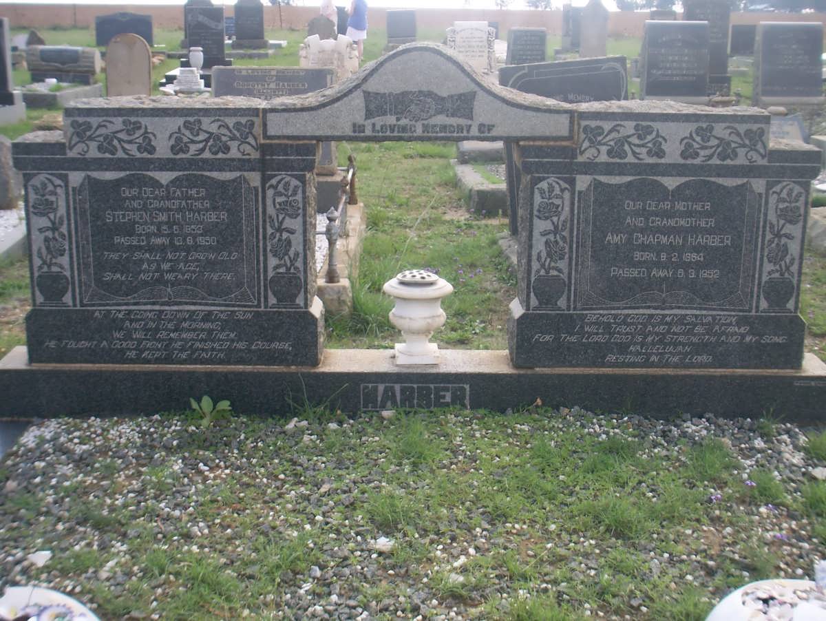 HARBER Stephen Smith 1853-1950 &amp; Amy CHAPMAN 1864-1952
