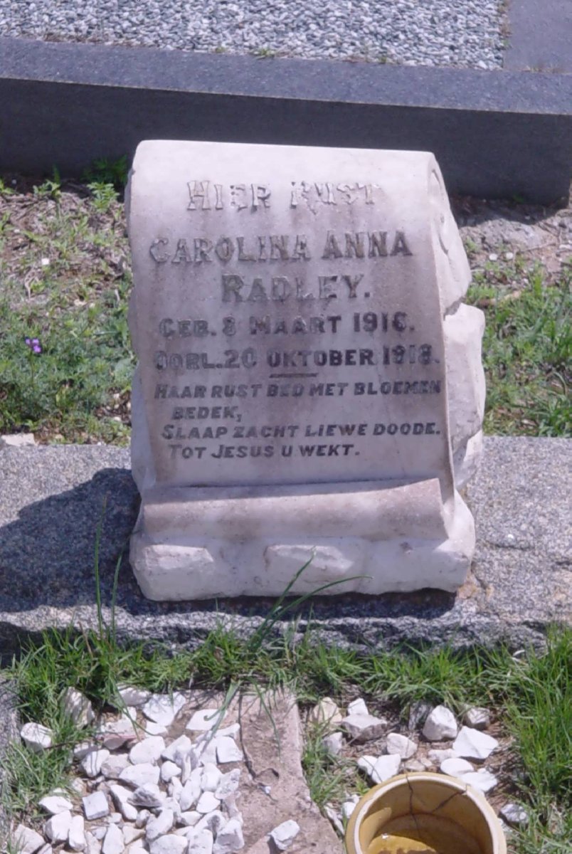 RADLEY Carolina Anna 1916-1918