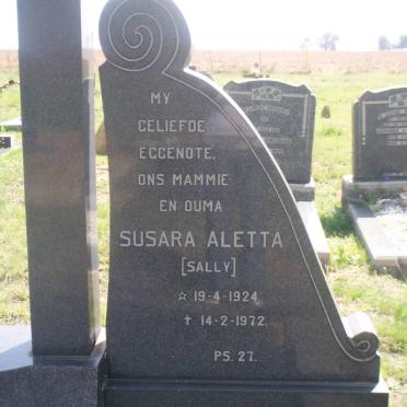 GROBLER Susara Aletta 1924-1972
