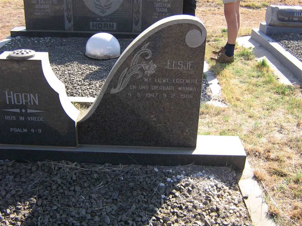 HORN Elsje 1947-1986