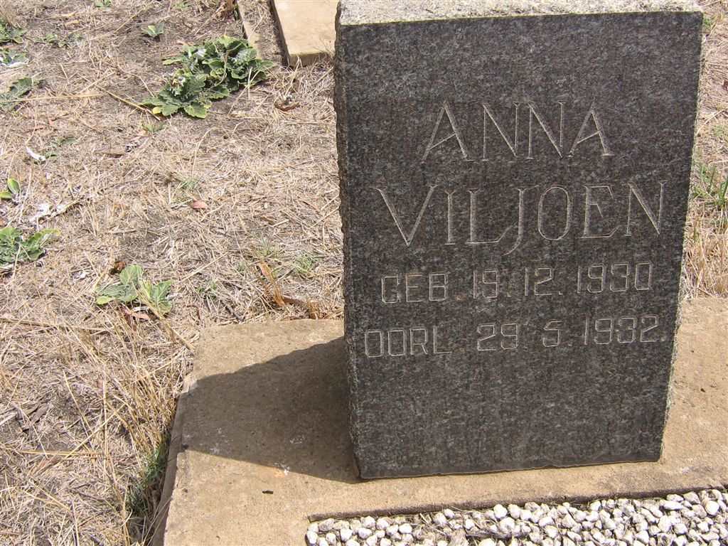 VILJOEN Anna 1930-1932