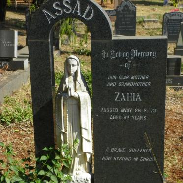 ASSAD Zahia -1973
