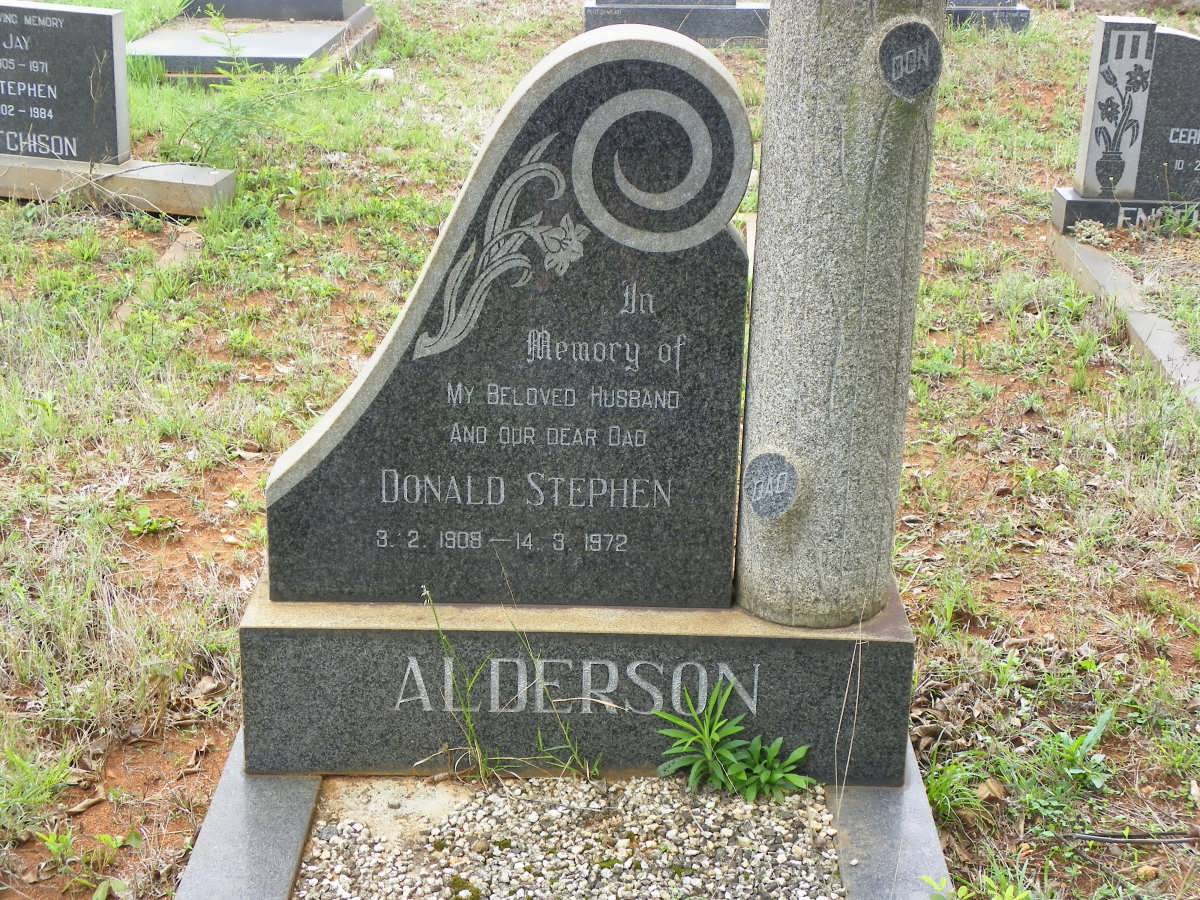ALDERSON Donald Stephen 1908-1972 &amp; Ellen Iris 1914-1975 _2