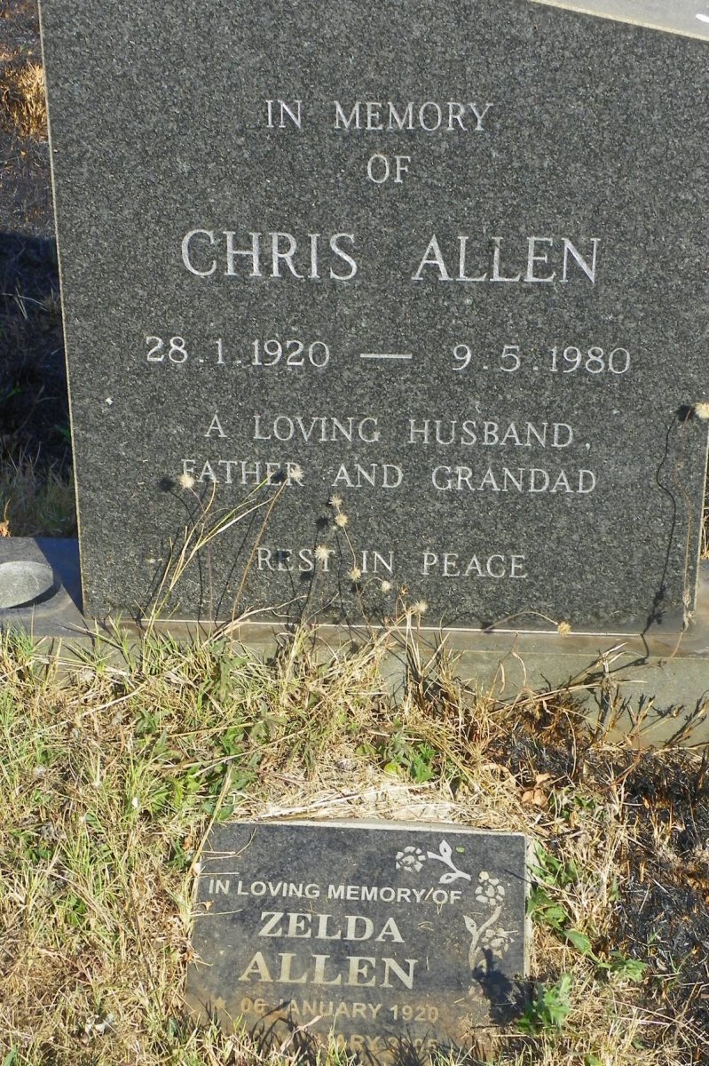 ALLEN Chris 1920-1980 &amp; Zelda 1920-2005 _1