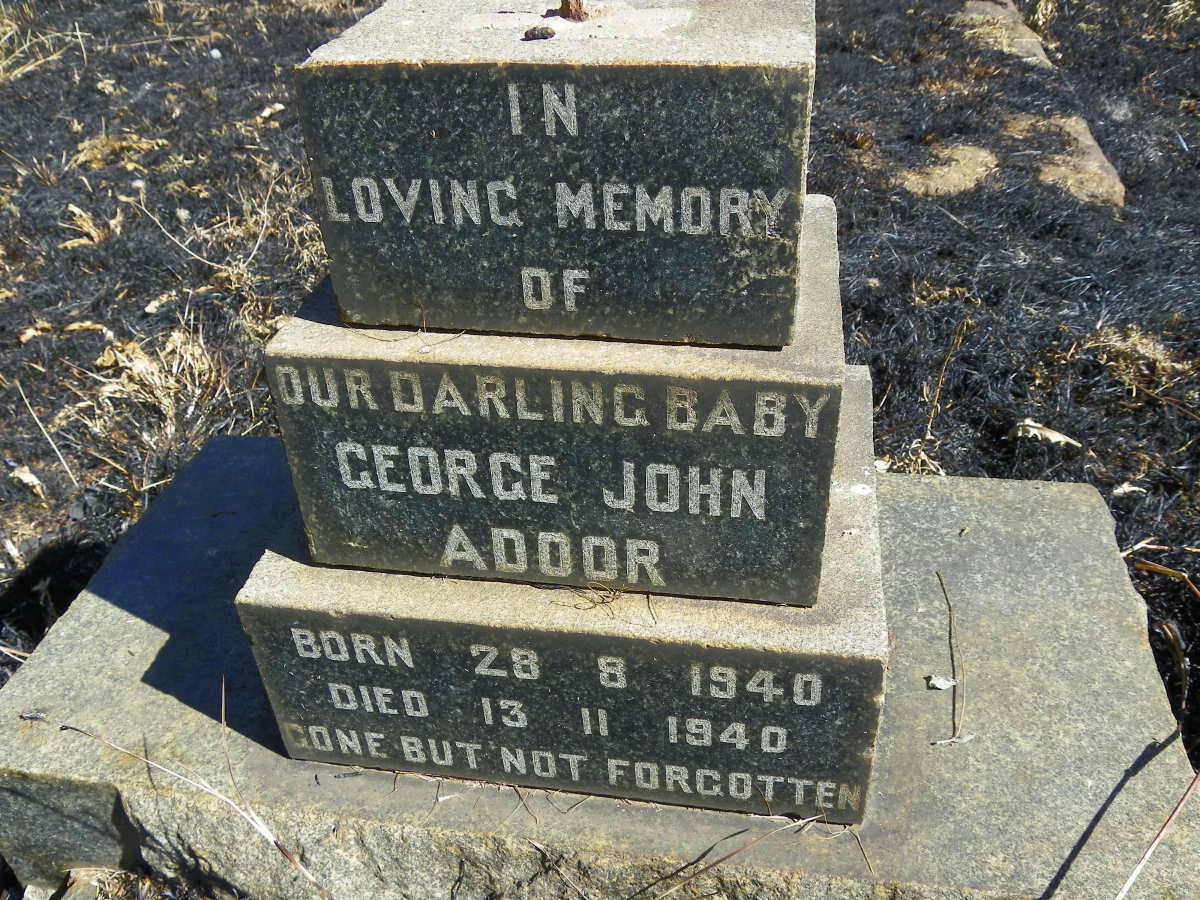 ADOOR George John 1940-1940