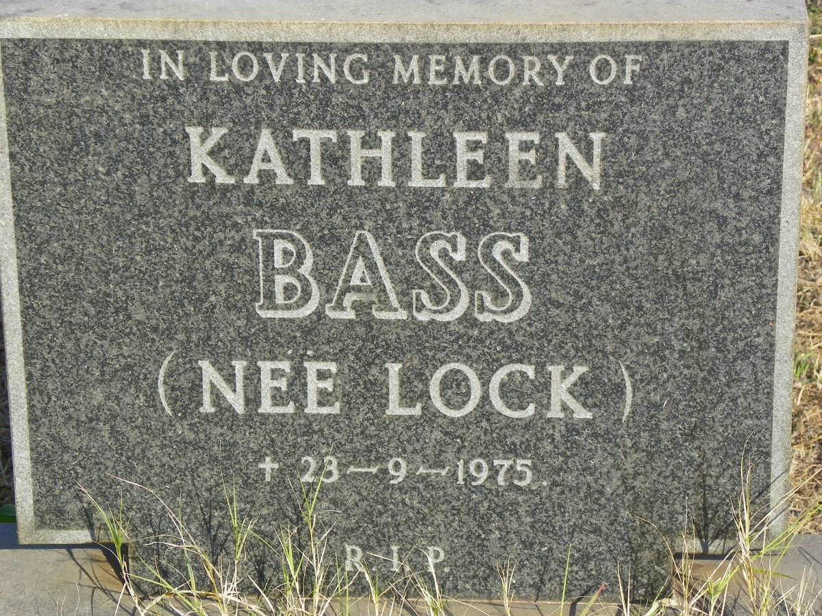 BASS Kathleen nee LOCK -1975