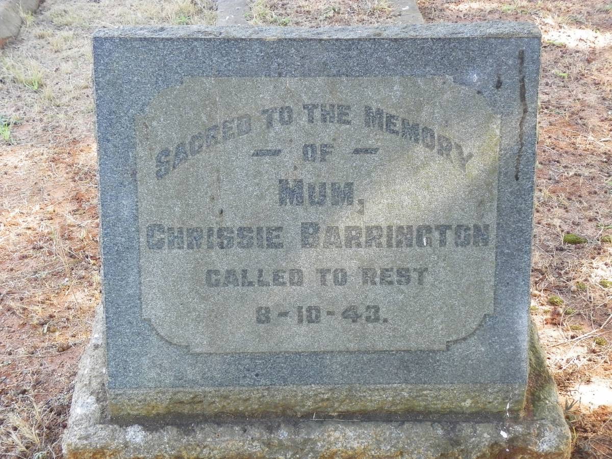 BARRINGTON Chrissie -1943