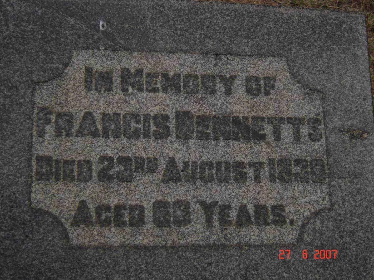 BENNETTS Francis -1930