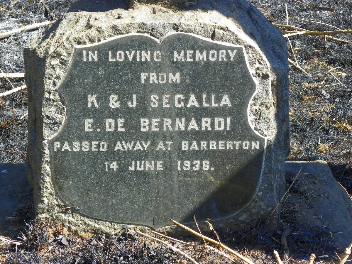 BERNARDI E., de  -1936