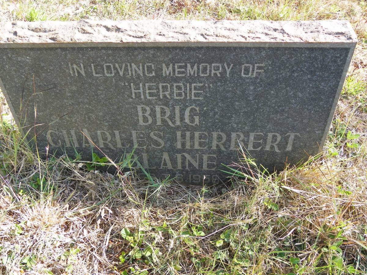 BLAINE Charles Herbert -1958