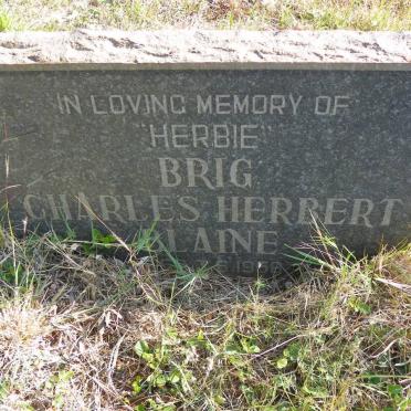 BLAINE Charles Herbert -1958