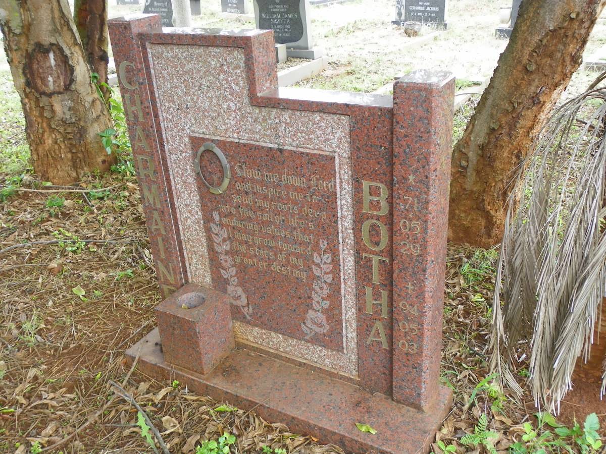 BOTHA Charmaine 1971-1994