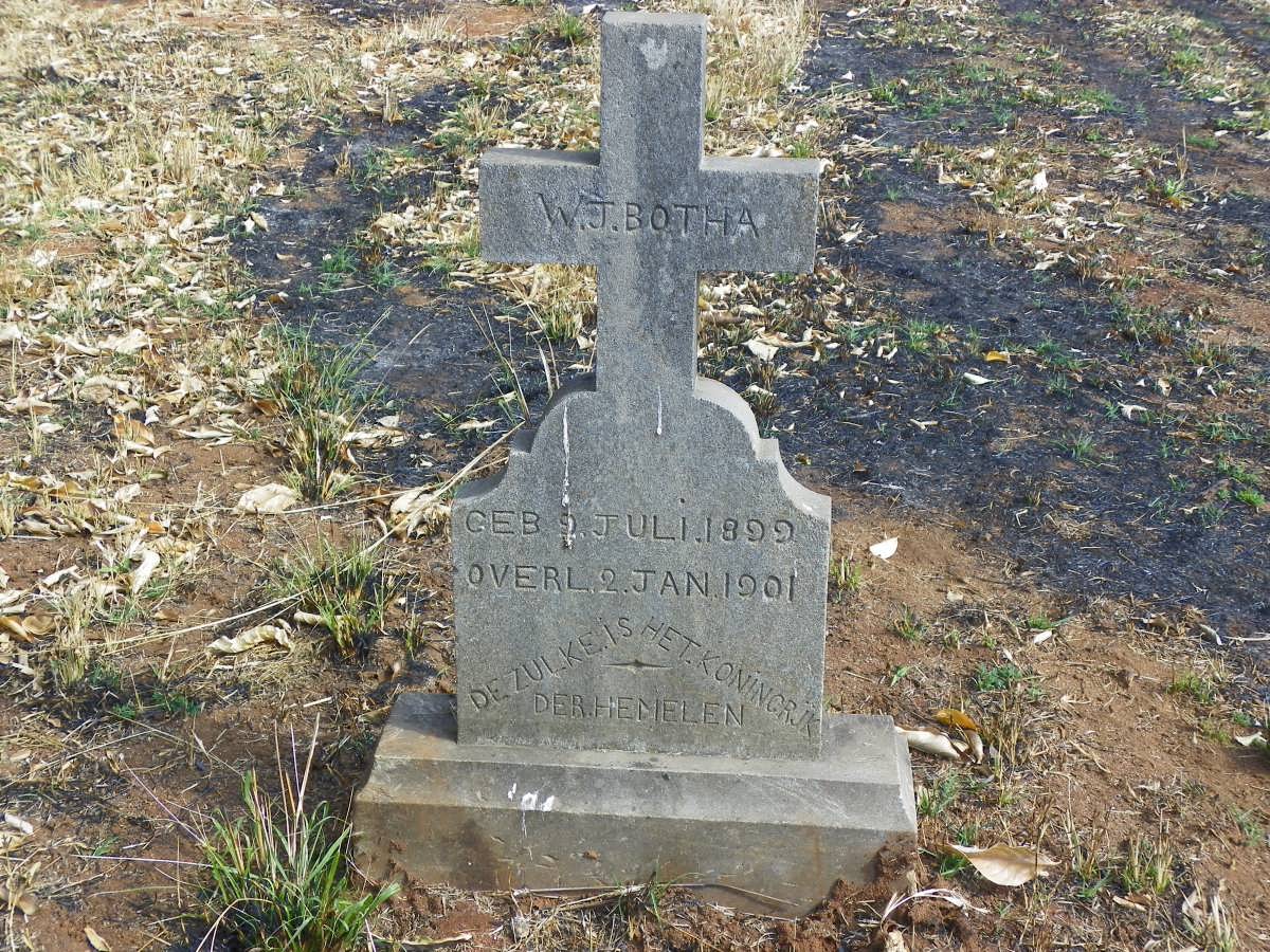 BOTHA W.J. 1899-1901