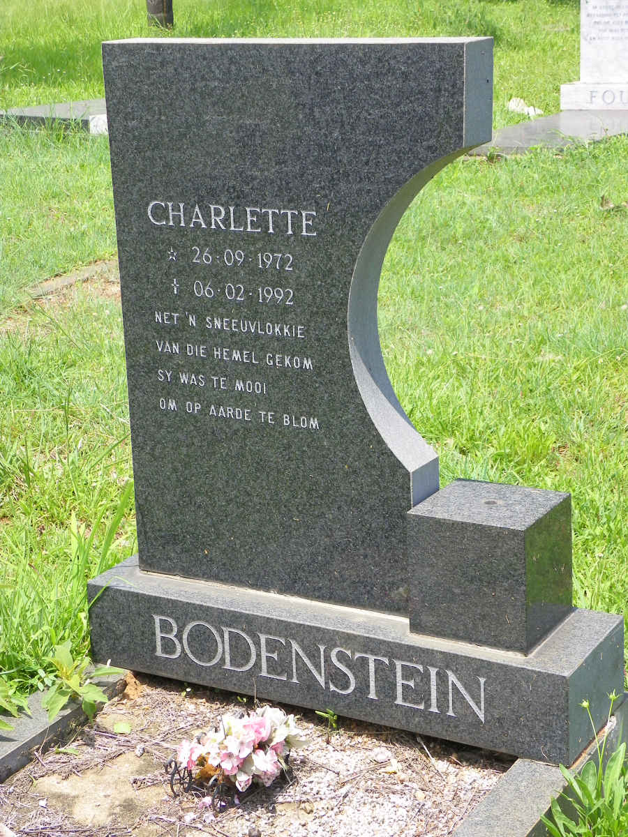 BODENSTEIN Charlette 1972-1992