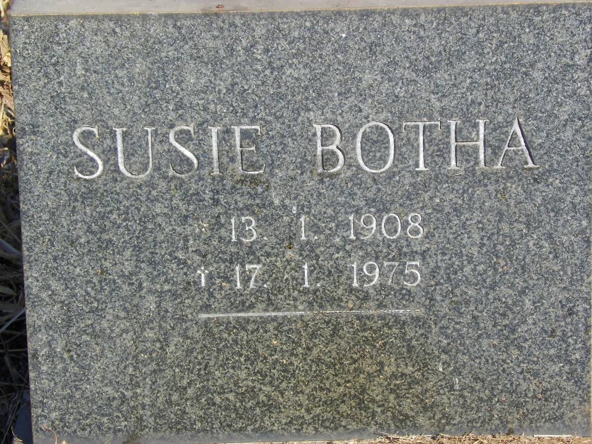 BOTHA Susie 1908-1975