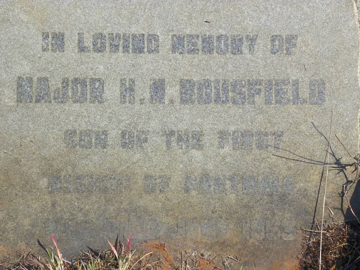 BOUSFIELD H.M. -1953