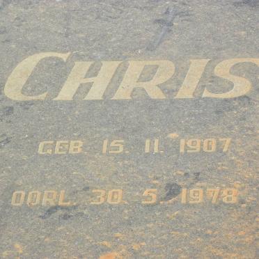 BOTHMA Chris 1907-1978