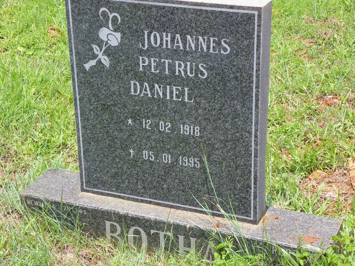 BOTHA Johannes Petrus Daniel 1918-1995