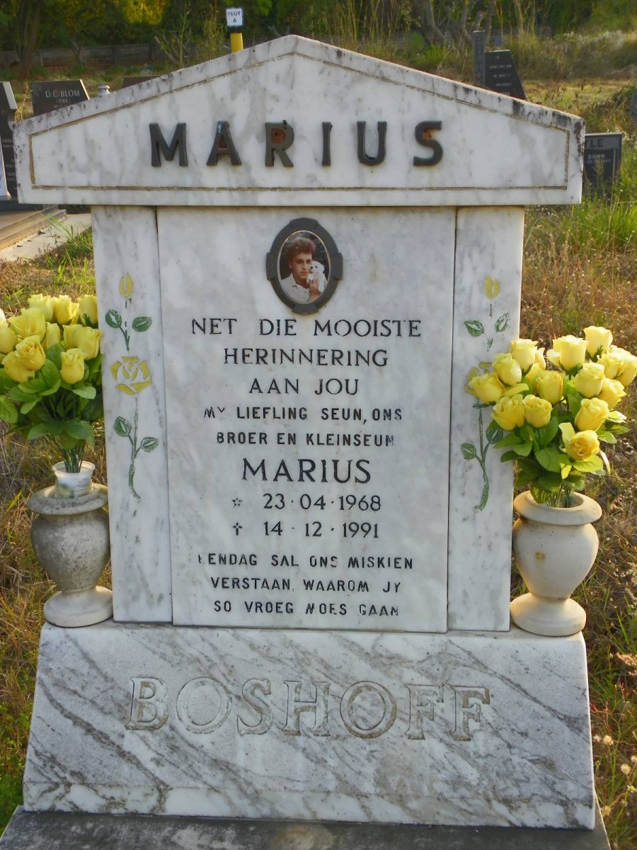BOSHOFF Marius 1968-1991