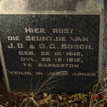 BOSCH Seuntjie 1912-1912
