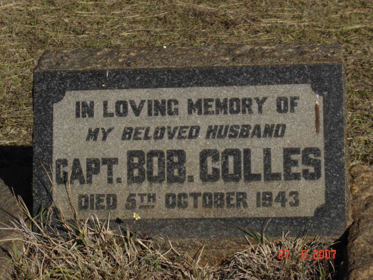 COLLES Bob  -1943