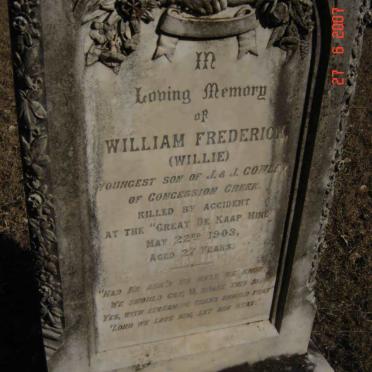 COWLEY William Frederick -1903