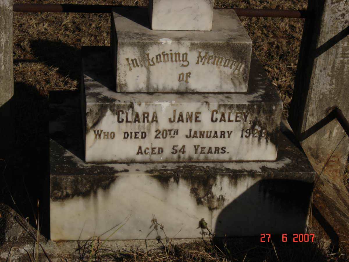 CALEY Clara Jane -1923