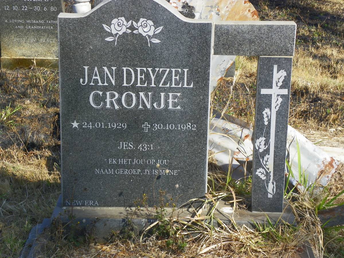 CRONJE Jan Deyzel 1929-1982
