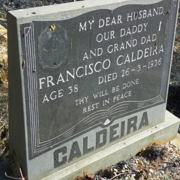 CALDEIRA Francisco -1936
