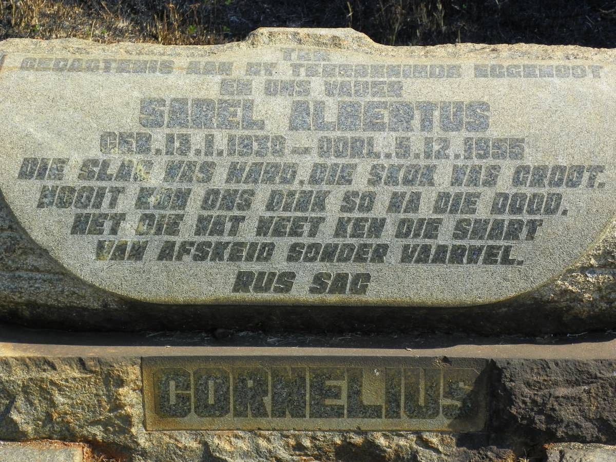 CORNELIUS Sarel Albertus 1930-1955