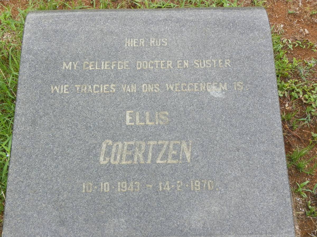 COERTZEN Ellis 1943-1970
