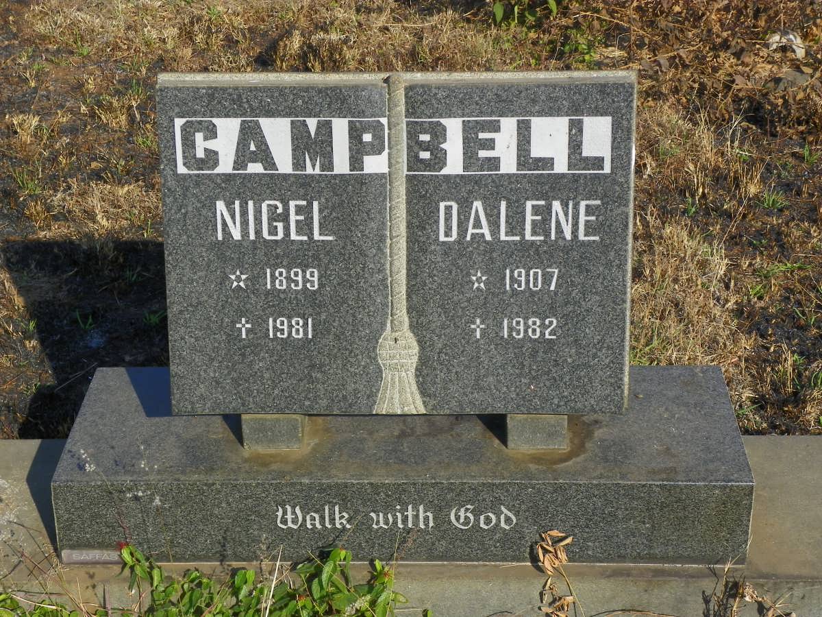 CAMPBELL Nigel 1899-1981 &amp; Dalene 1907-1982