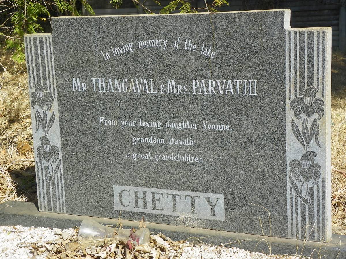 CHETTY Thangaval &amp; Parvathi